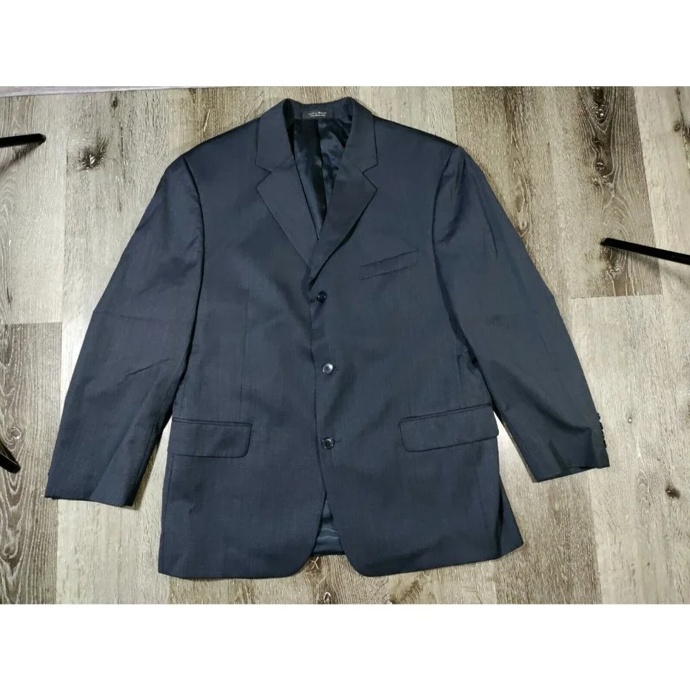Andrew Fezza Fusion Sport Coat 44S Mens Cashmere All Season Super 120s
